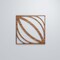 Ekena Millwork Medium Otis Decorative Fretwork Wood Wall Panels, Walnut, 15 3/8"W x 15 3/8"H x 3/8"T WALW16X16X0375OTSWA - alternate 6